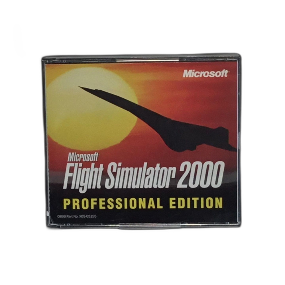Microsoft Flight Simulator 2000 Professional Edition PC Windows Game
